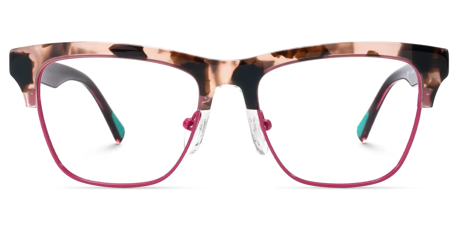 Polka - Square Tortoise Eyeglasses sold by Vooglam product image thumbnail 2