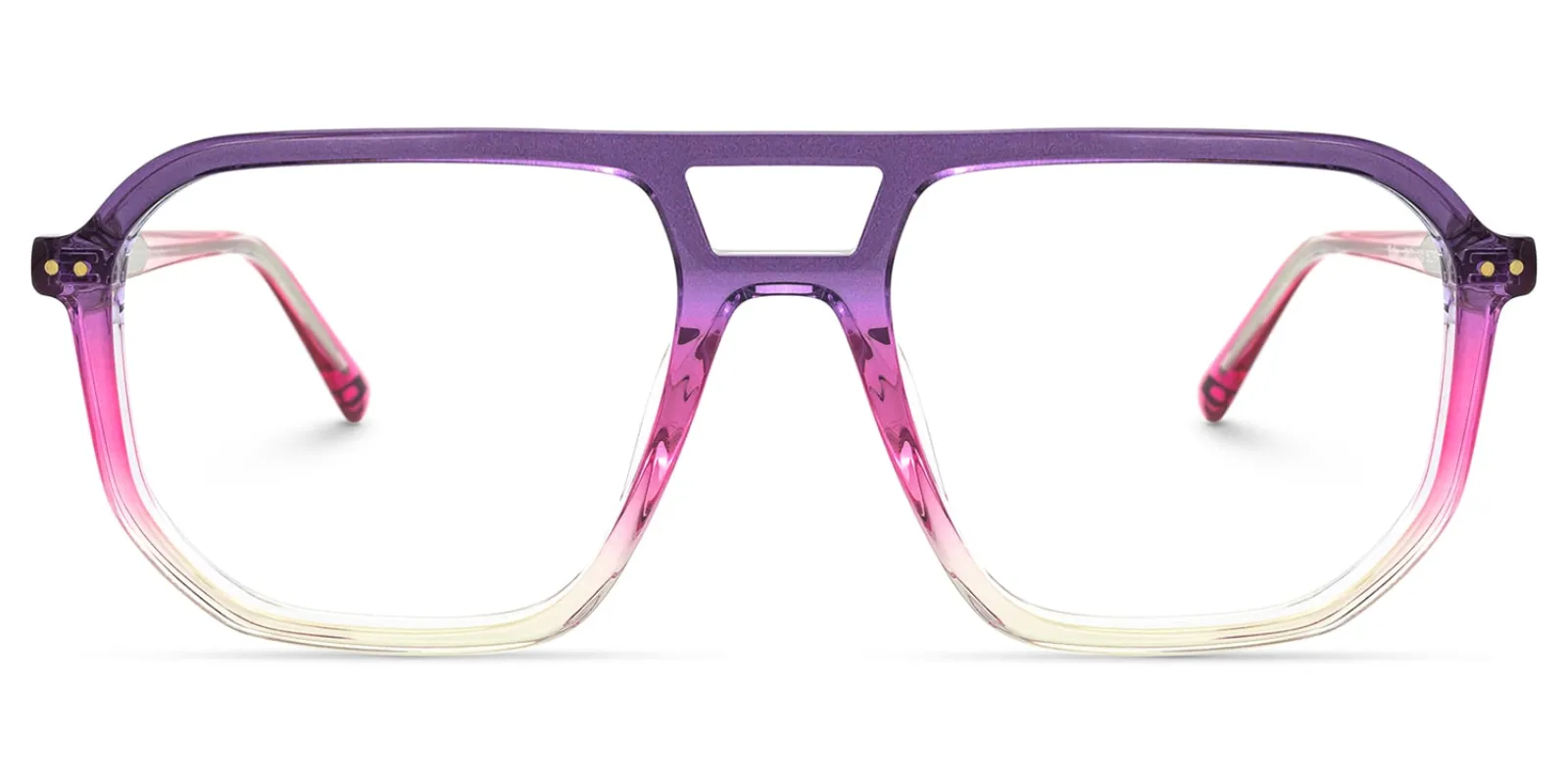 Liam - Aviator Purple Eyeglasses sold by Vooglam