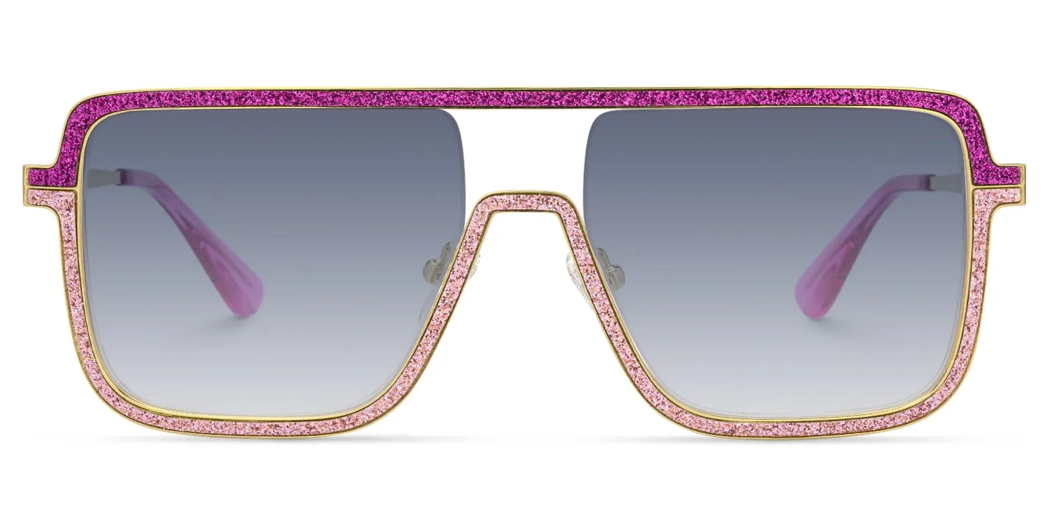 Padraic - Aviator Pink Sunglasses sold by Vooglam product image thumbnail 2