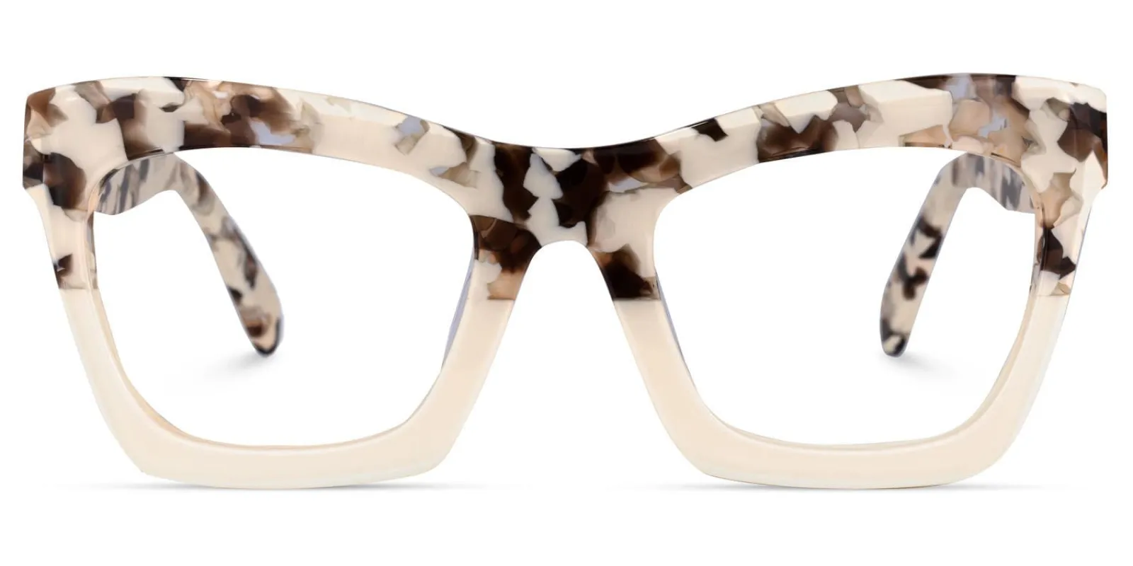 Sienna - Classy Light Tortoise Shell Eyeglasses sold by Vooglam