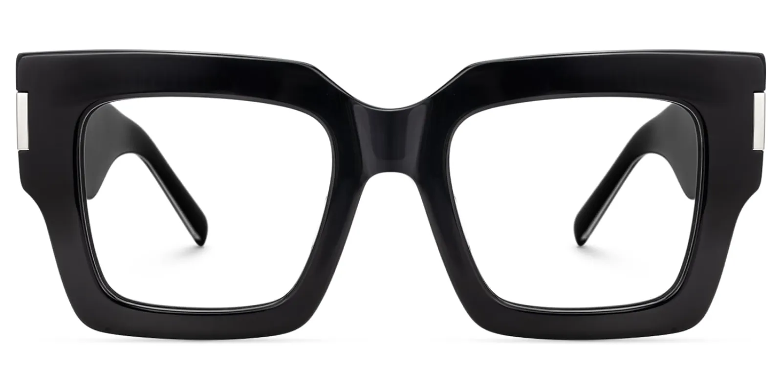 Vaeda - Square Black Eyeglasses sold by Vooglam