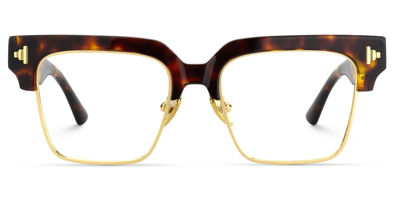 Nathifa - Browline Tortoise Eyeglasses sold by Vooglam product image thumbnail 2