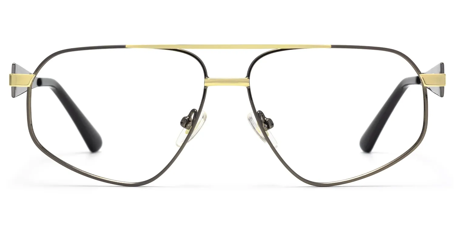Solara - Aviator Two-tone Eyeglasses sold by Vooglam
