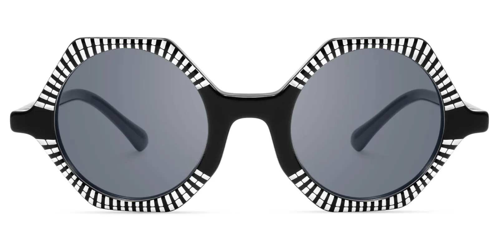 Hypnotic - Geometric Black Sunglasses sold by Vooglam