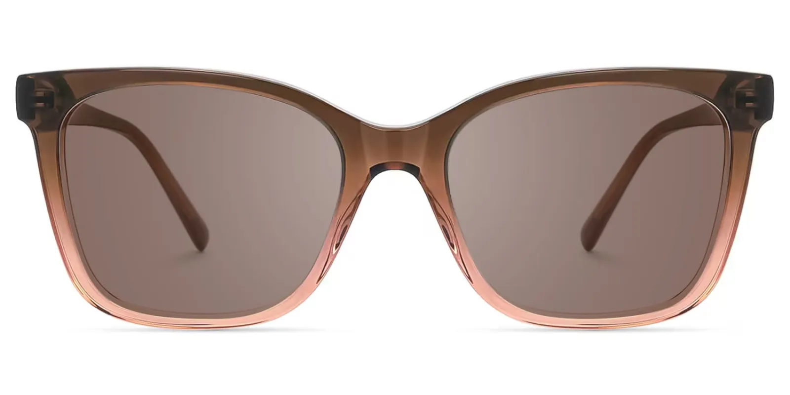 Jaelle - Square Brown Sunglasses sold by Vooglam
