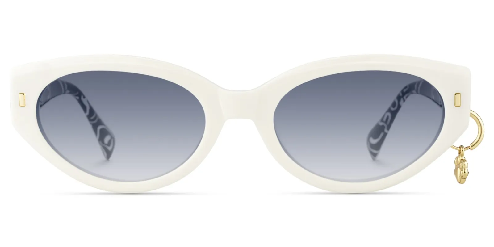Meow - Cat Eye White Sunglasses sold by Vooglam