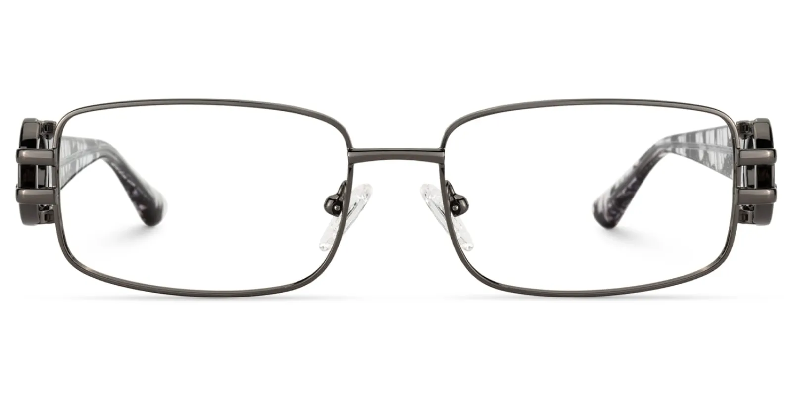 Aurae - Rectangle Grey Eyeglasses sold by Vooglam