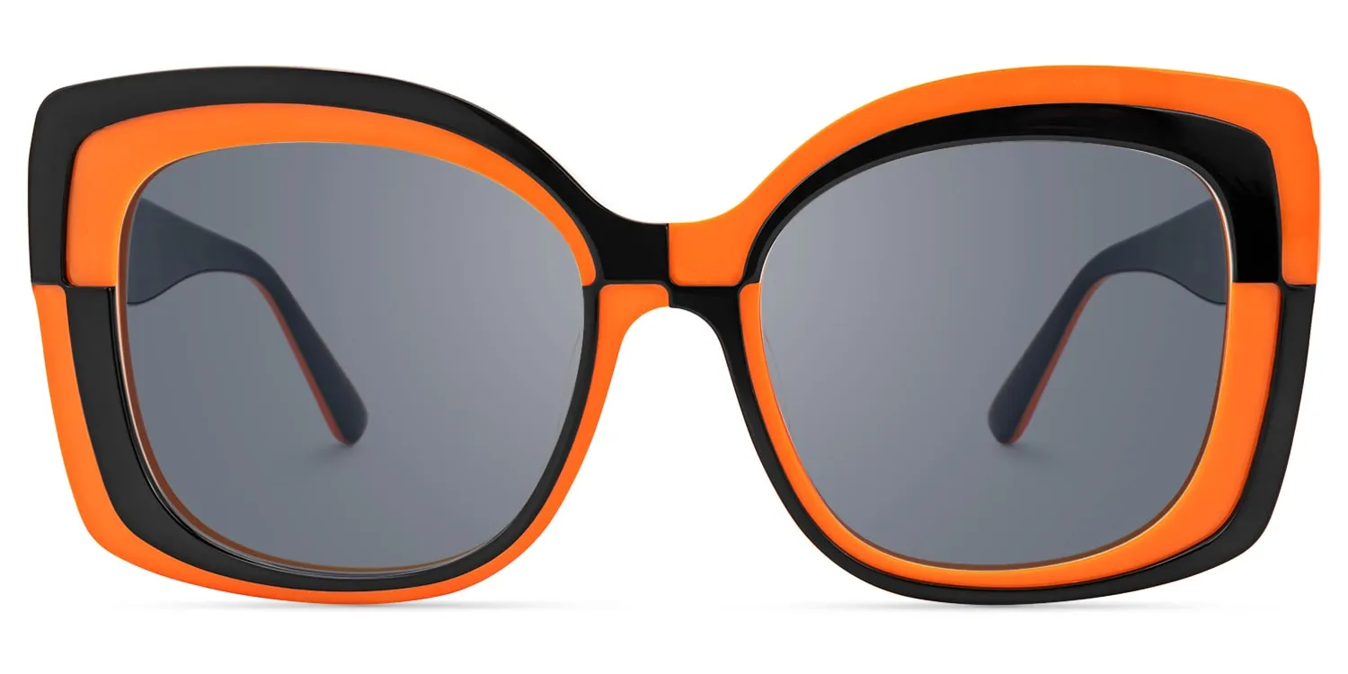 Mabon - Butterfly Orange Sunglasses sold by Vooglam