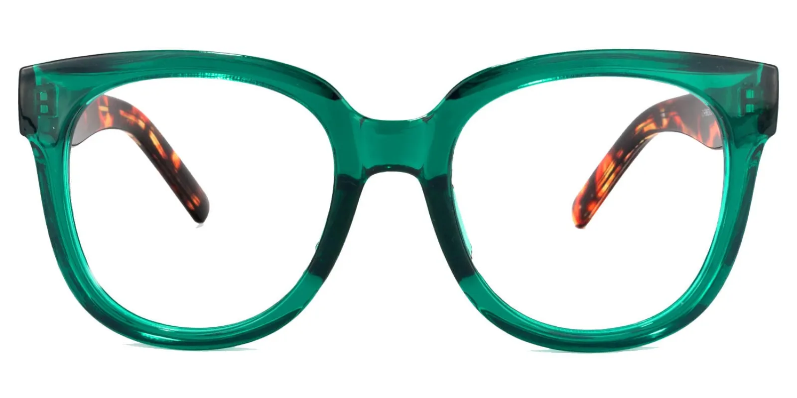 Vernetta - Square Green Eyeglasses sold by Vooglam