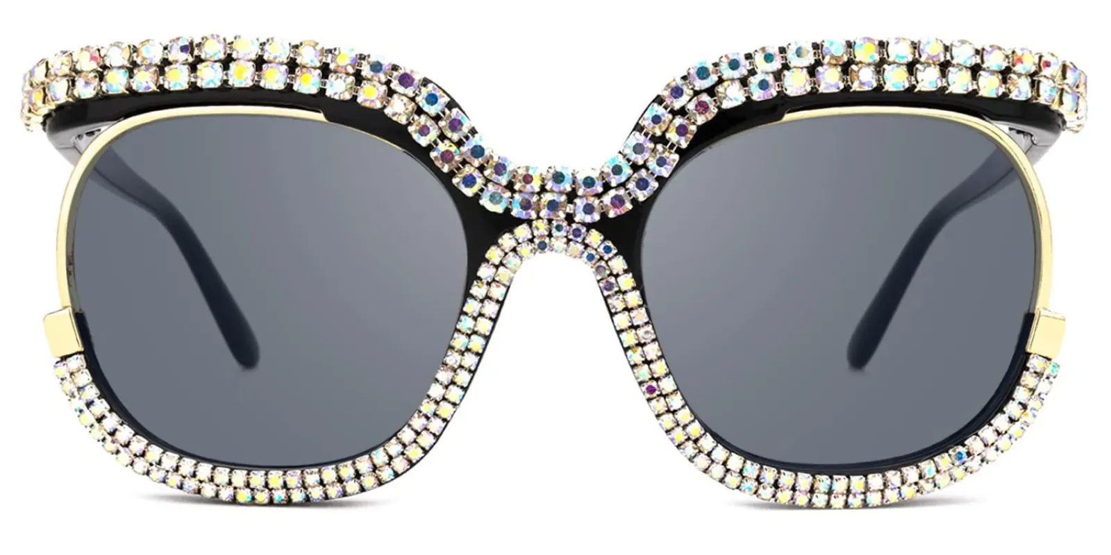 Mancha - Square Multicolor Sunglasses sold by Vooglam