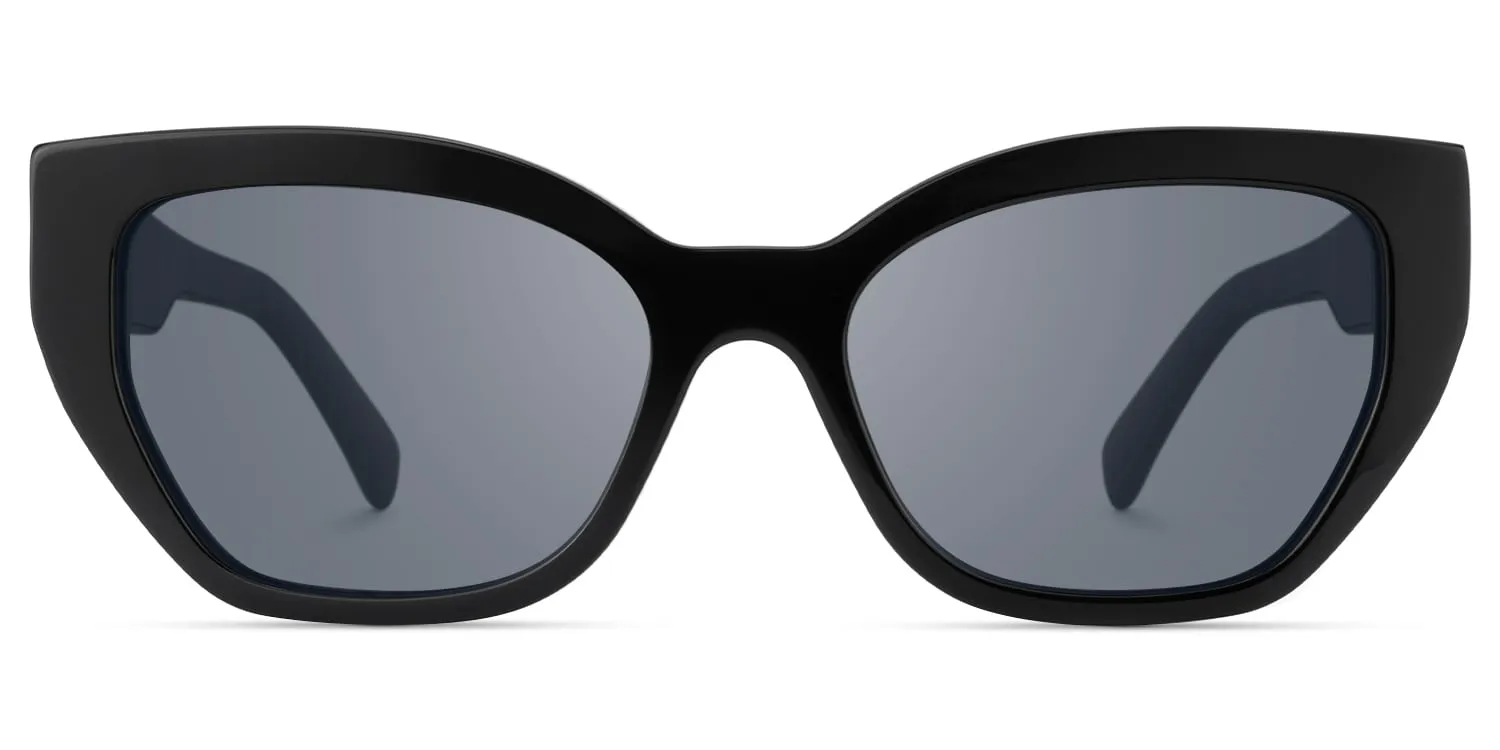 Drift - Cat Eye Black Sunglasses sold by Vooglam product image thumbnail 2