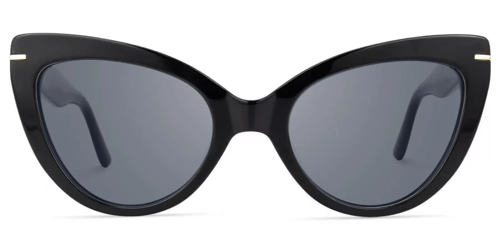 Veromca - Cat Eye Black Sunglasses sold by Vooglam