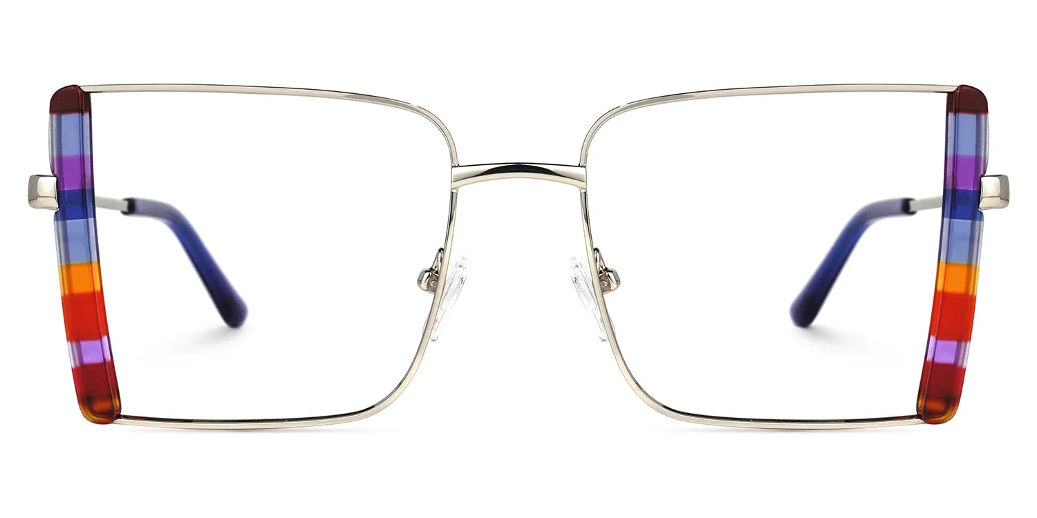 Denzel - Square Eyeglasses with Bohemian Flair sold by Vooglam