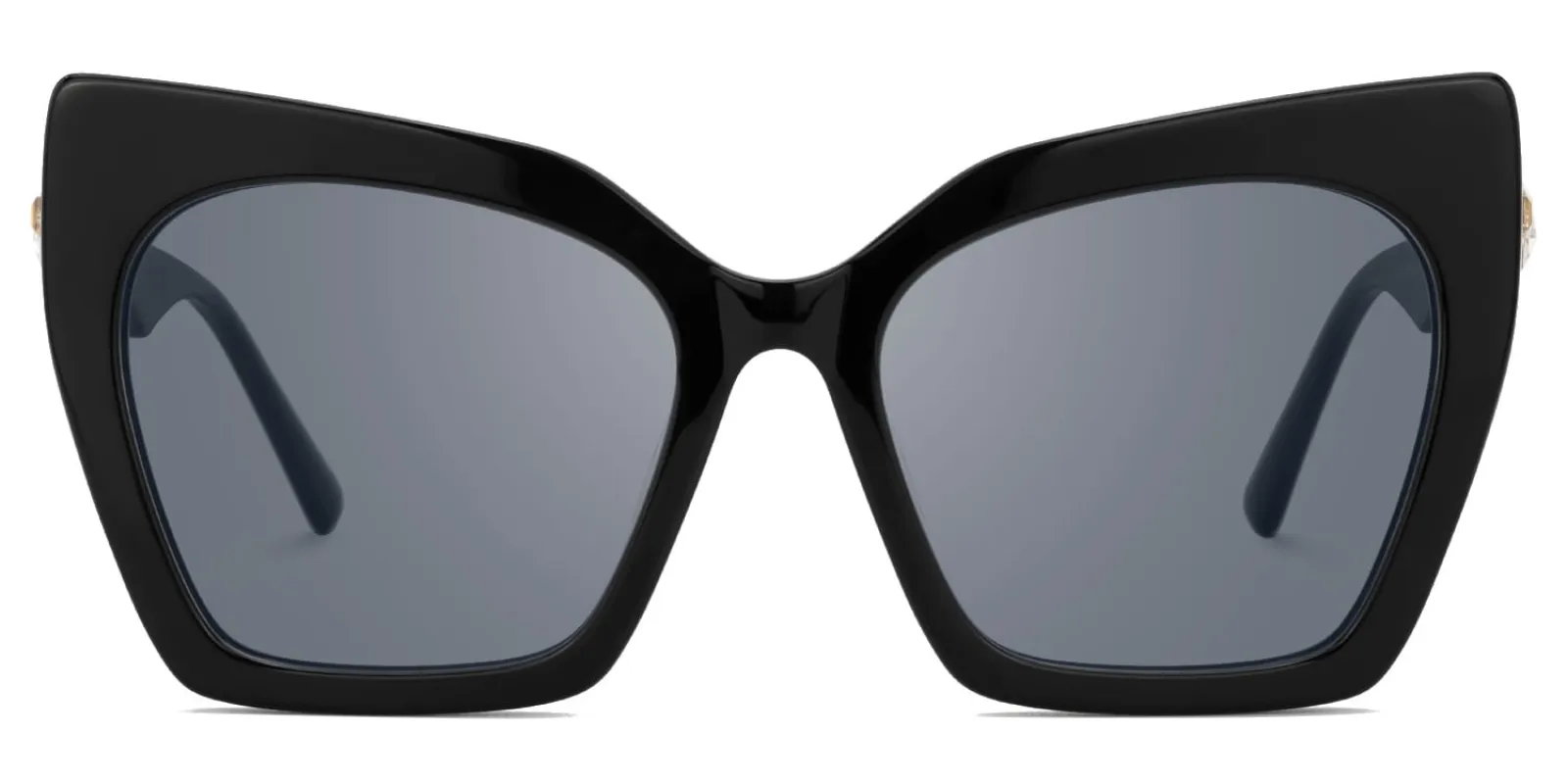 Feliciana - Cat Eye Black Sunglasses sold by Vooglam