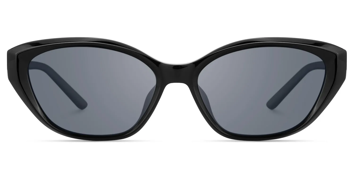 Strata - Geometric Black Sunglasses sold by Vooglam