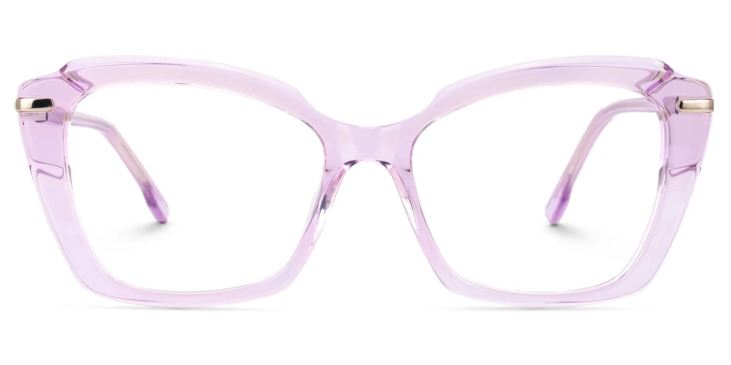 Elspeth - Cat Eye Purple Eyeglasses sold by Vooglam product image thumbnail 2