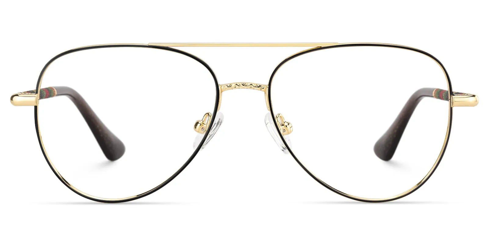 Joni - Aviator Two-tone Eyeglasses sold by Vooglam