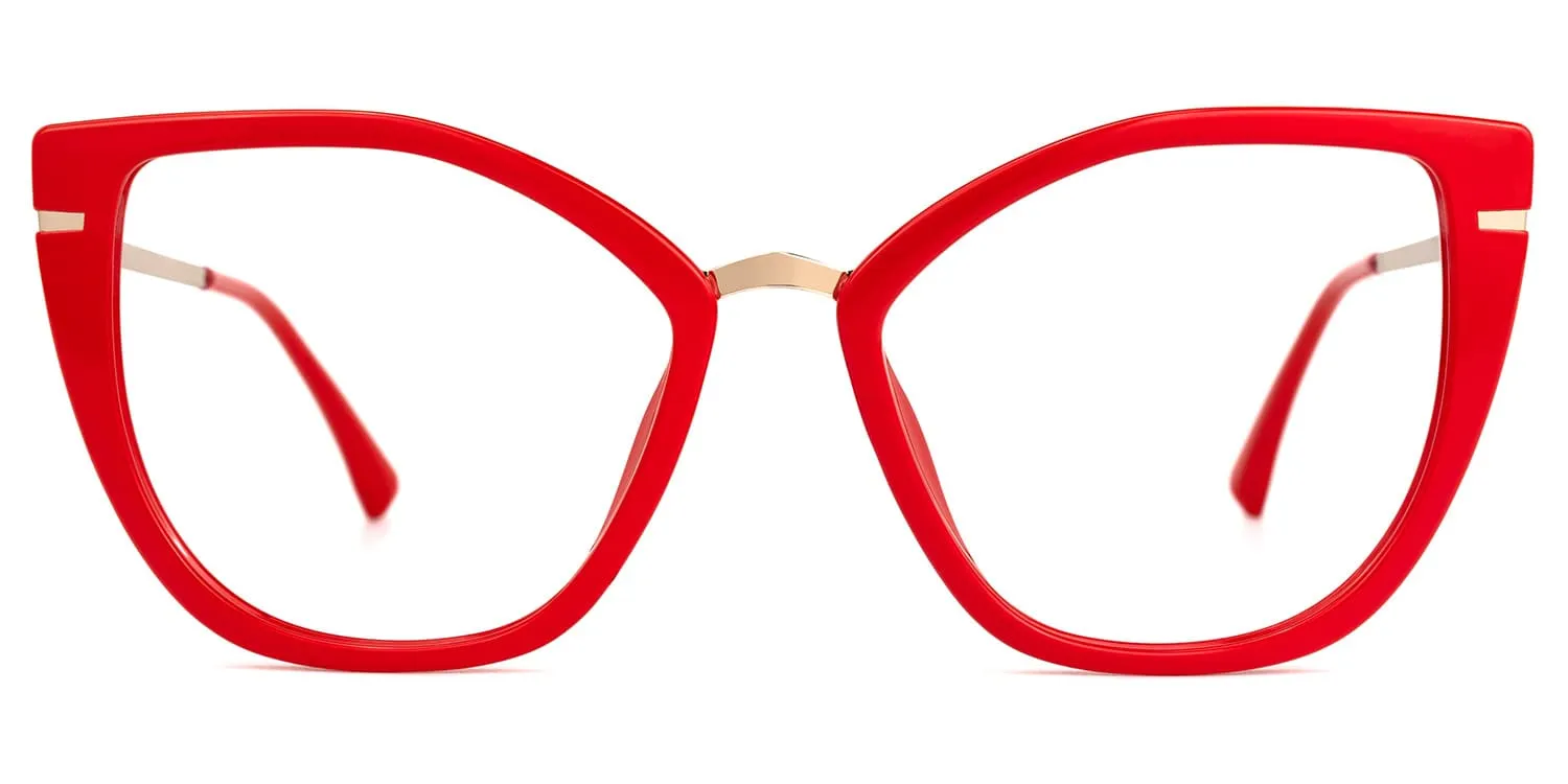 Abena - Cat Eye Red Eyeglasses sold by Vooglam product image thumbnail 2