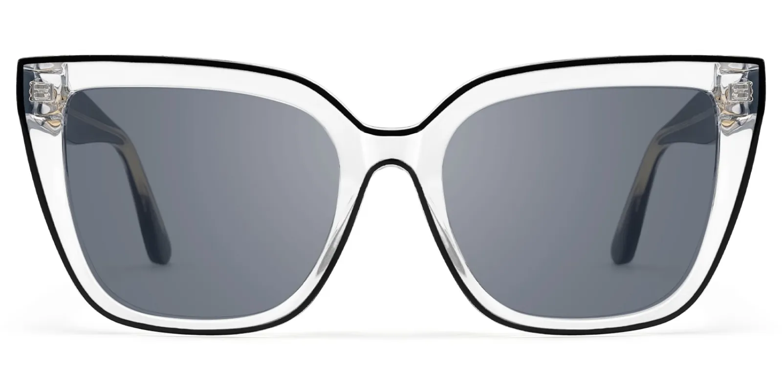 Jessye - Butterfly Black/Crystal Sunglasses sold by Vooglam