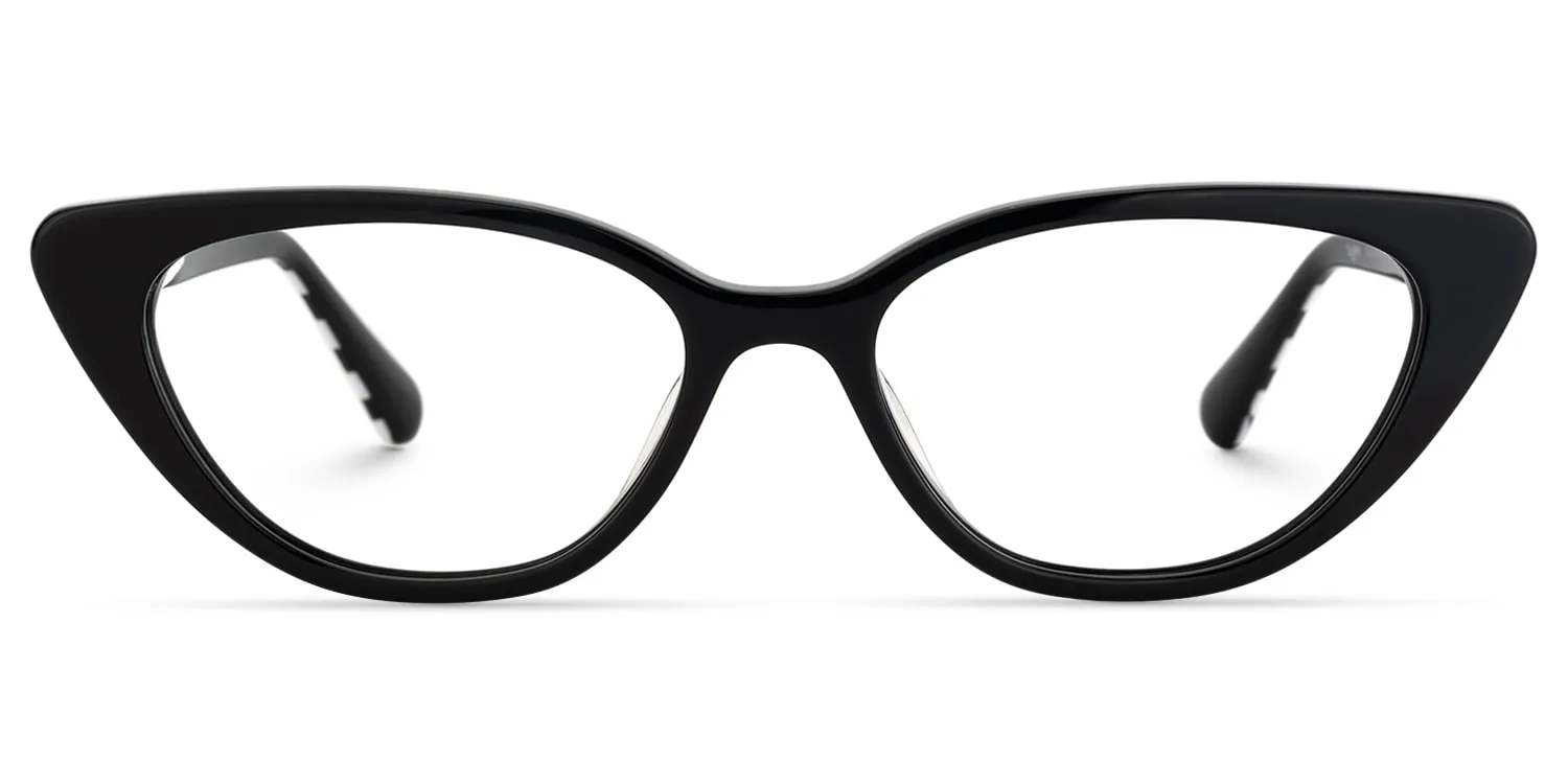 Harena - Cat Eye Black Eyeglasses sold by Vooglam product image thumbnail 2
