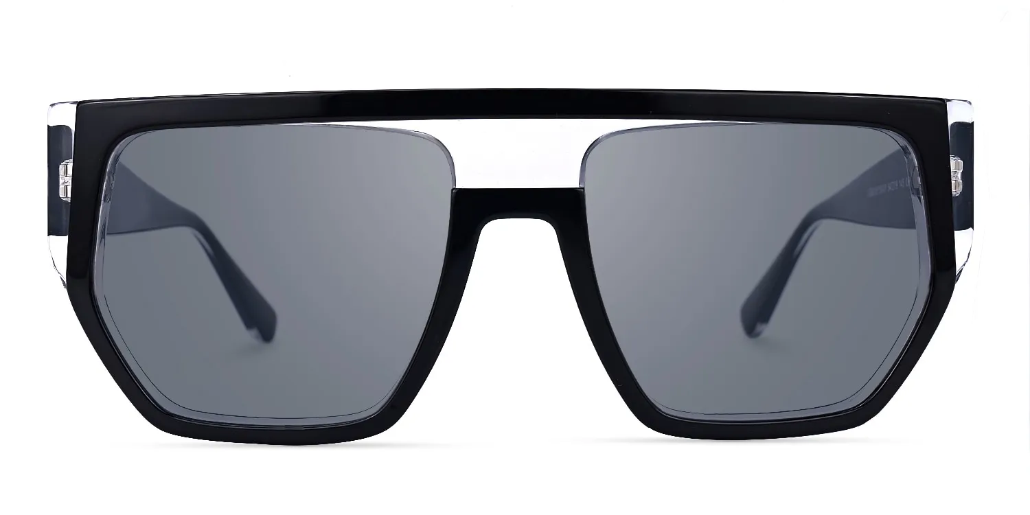 Inerney - Aviator Black Sunglasses sold by Vooglam
