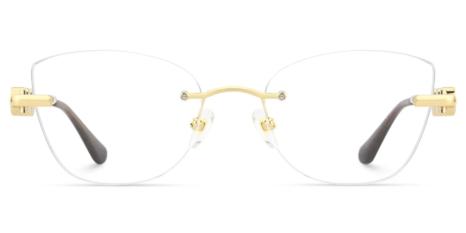 Muse - Cat Eye Brown Eyeglasses sold by Vooglam