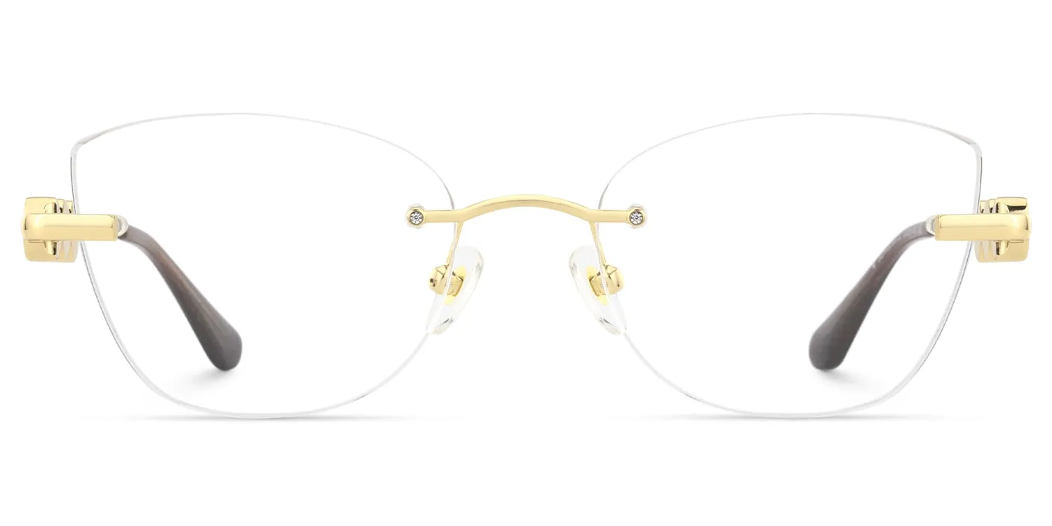 Muse - Cat Eye Brown Eyeglasses sold by Vooglam product image thumbnail 2