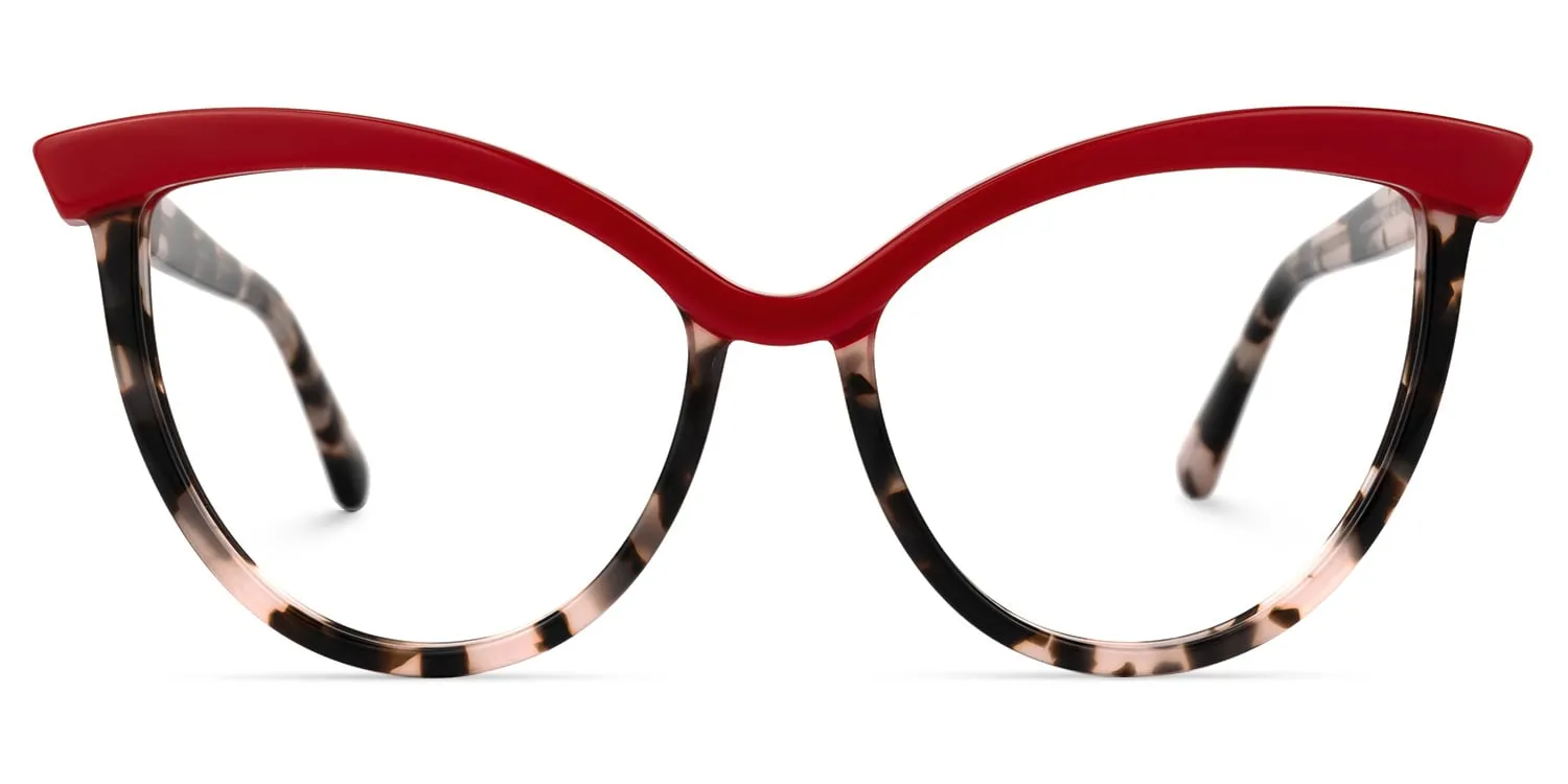 Florido - Cat Eye Red Eyeglasses sold by Vooglam product image thumbnail 2