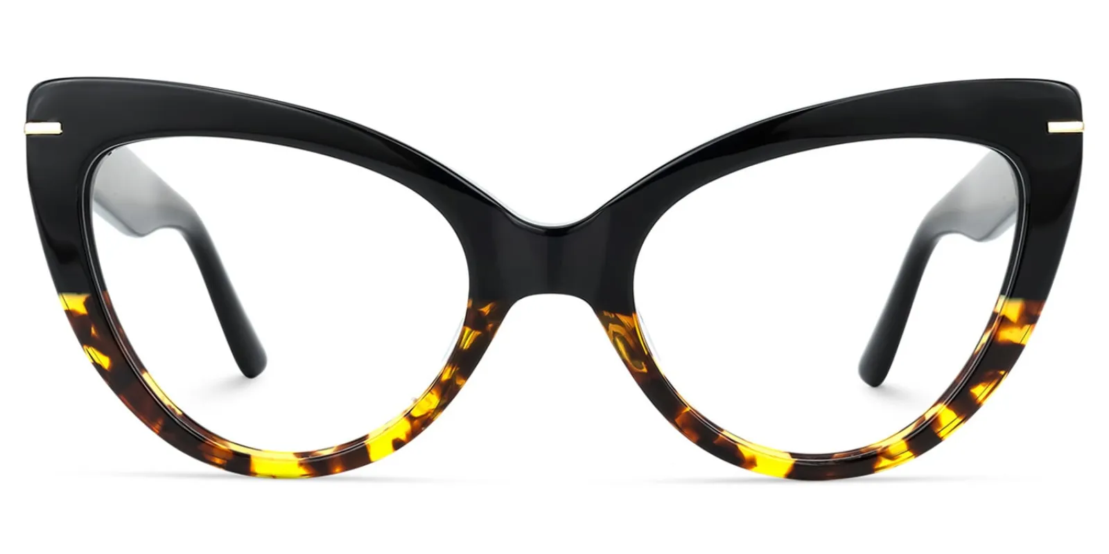 Veromca - Cat eye Black Eyeglasses sold by Vooglam