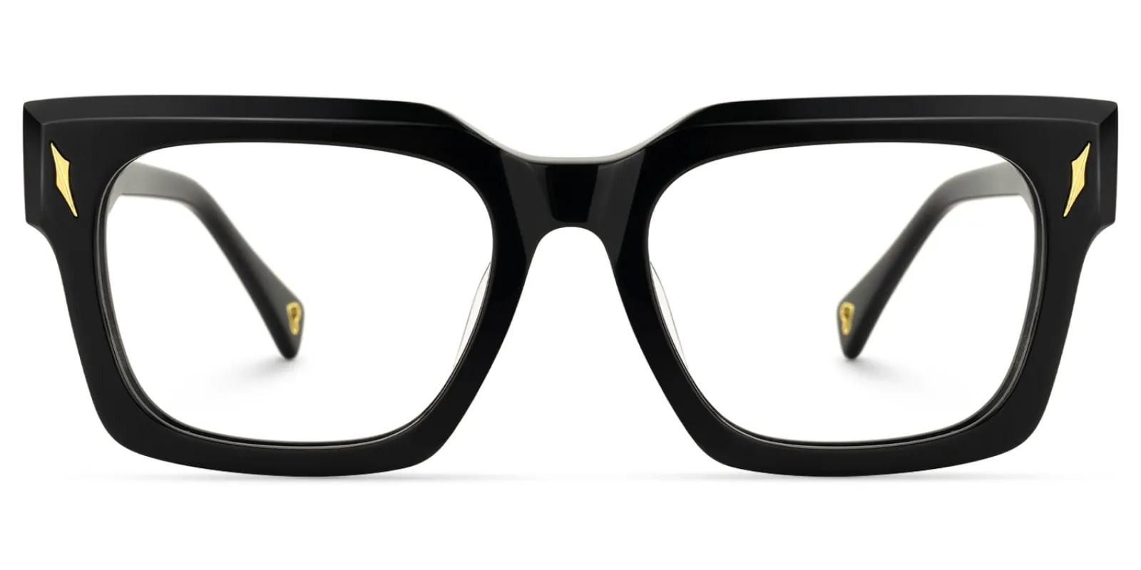Mahola - Rectangle Black Eyeglasses sold by Vooglam