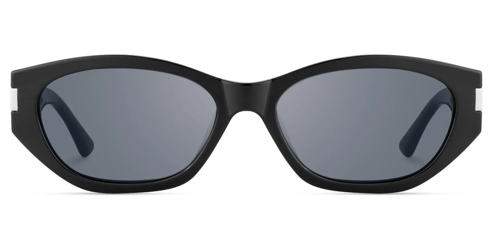 Reign - Geometric Black Sunglasses sold by Vooglam