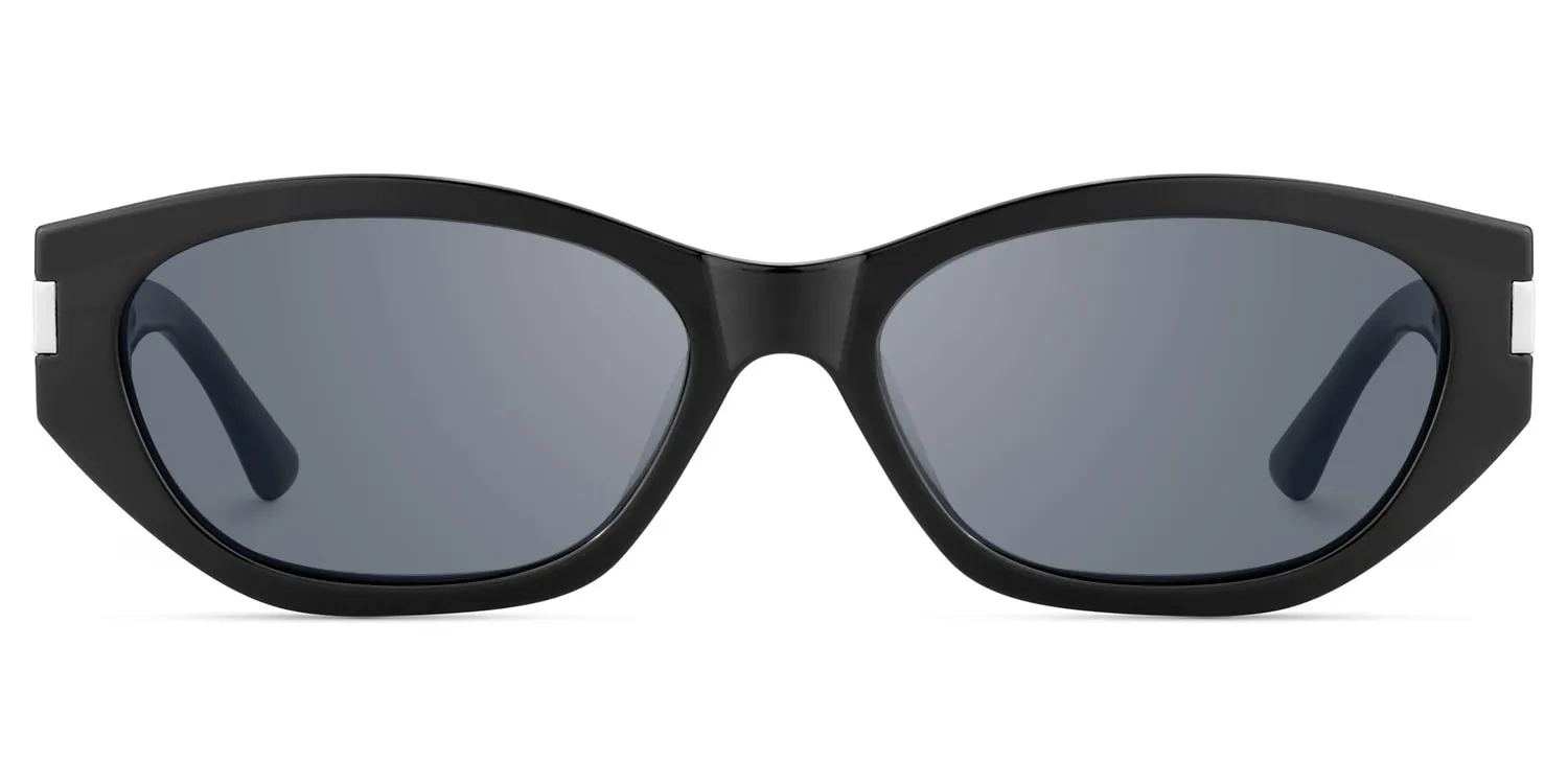 Reign - Geometric Black Sunglasses sold by Vooglam product image thumbnail 2