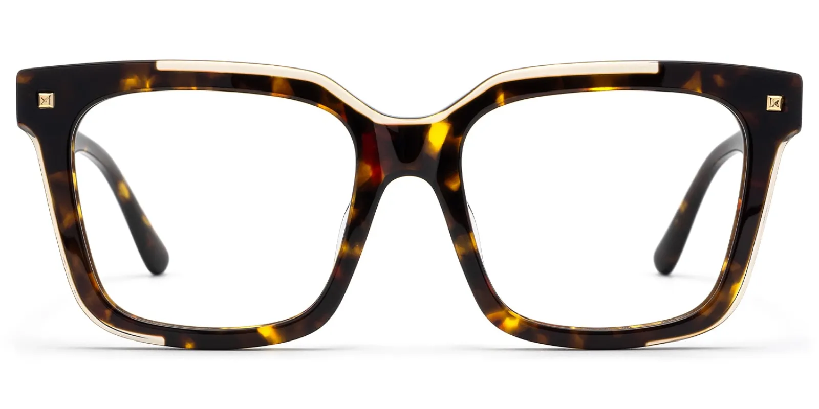 Taffeta - Square Tortoise Eyeglasses sold by Vooglam