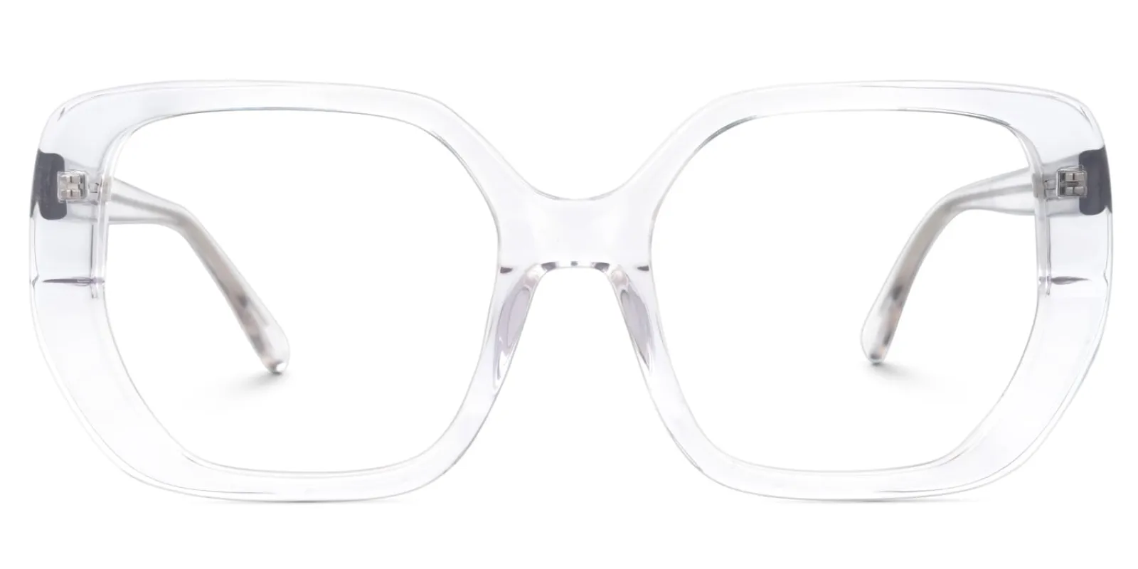Elani - Square Crystal Eyeglasses sold by Vooglam