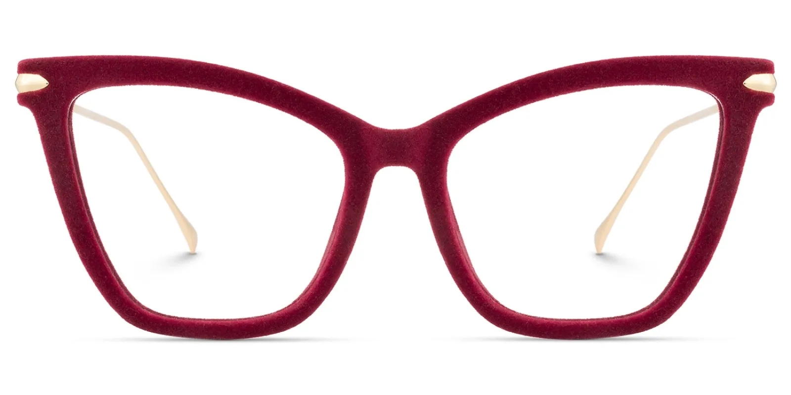 Hilary - Butterfly Red Eyeglasses sold by Vooglam