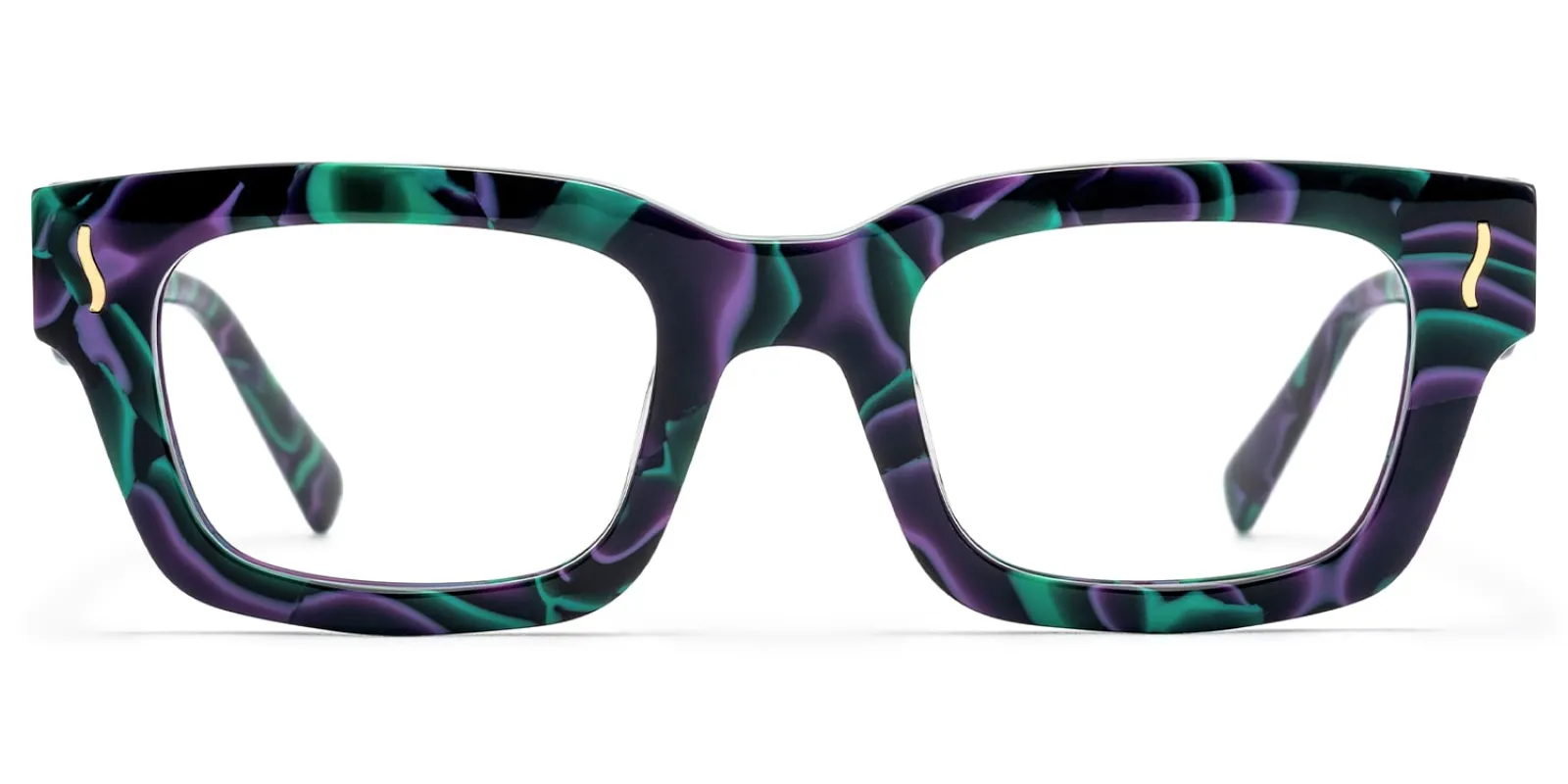 Wave - Cat Eye Pattern Eyeglasses sold by Vooglam