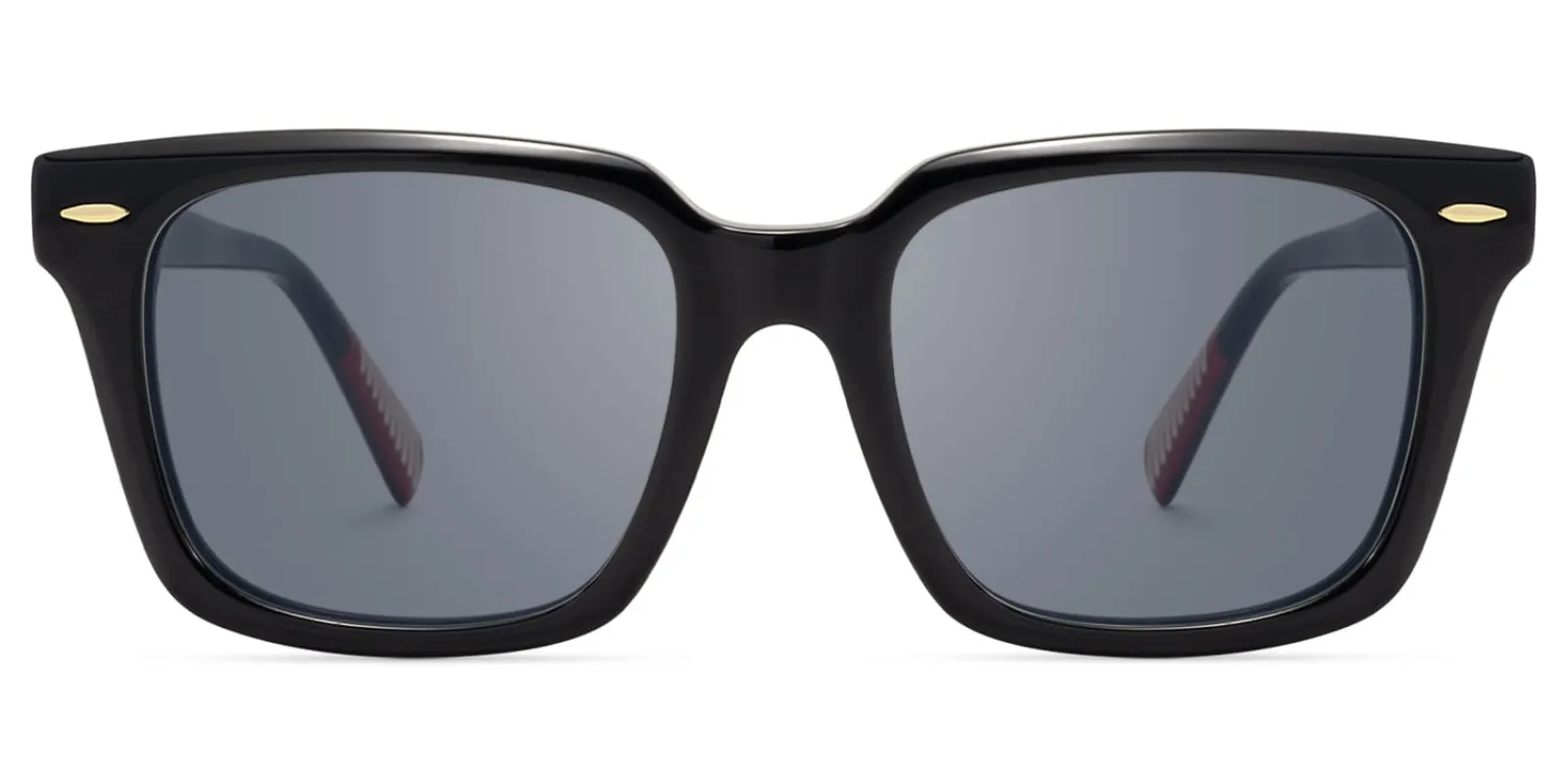 Valor - Square Black Sunglasses sold by Vooglam