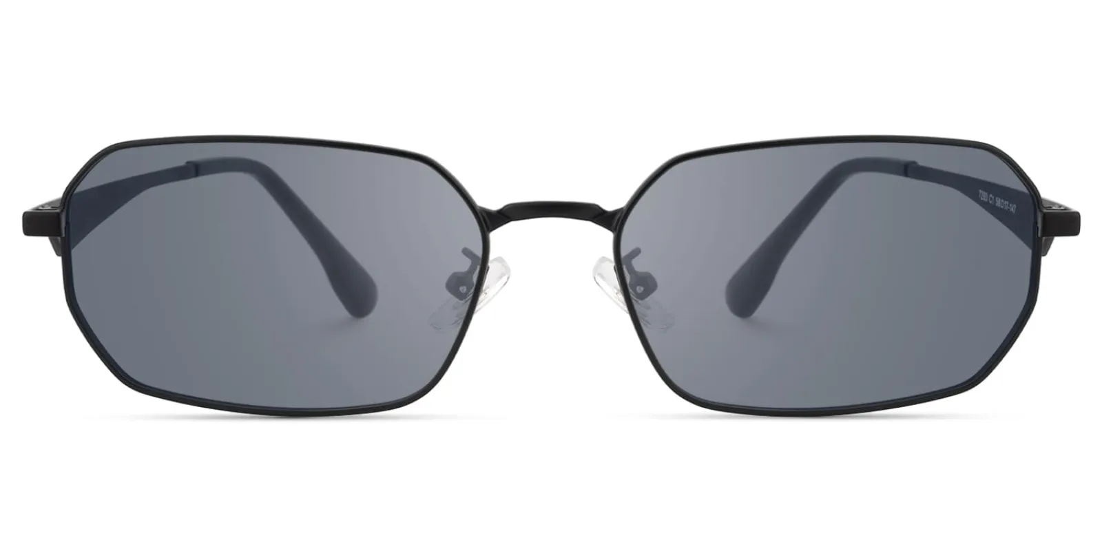 Aether - Geometric Black Sunglasses sold by Vooglam