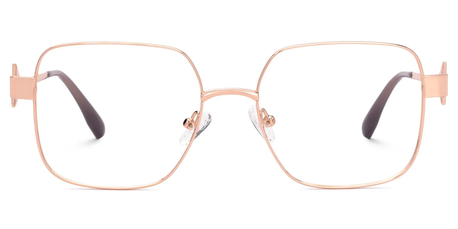 Kaiholo - Square Gold Eyeglasses sold by Vooglam