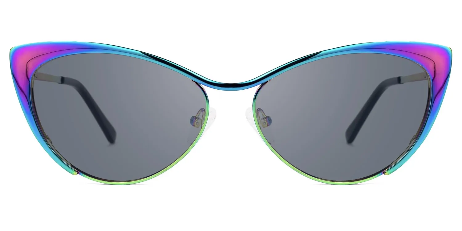 Annabelle - Cat Eye Multicolor Sunglasses sold by Vooglam
