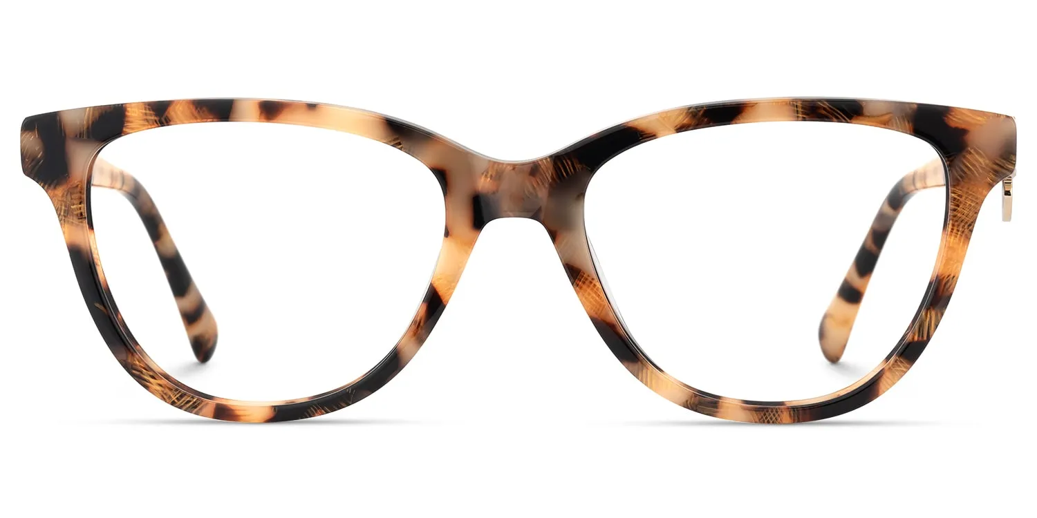 Purrfect - Cat Eye Brown/Tortoise Eyeglasses sold by Vooglam