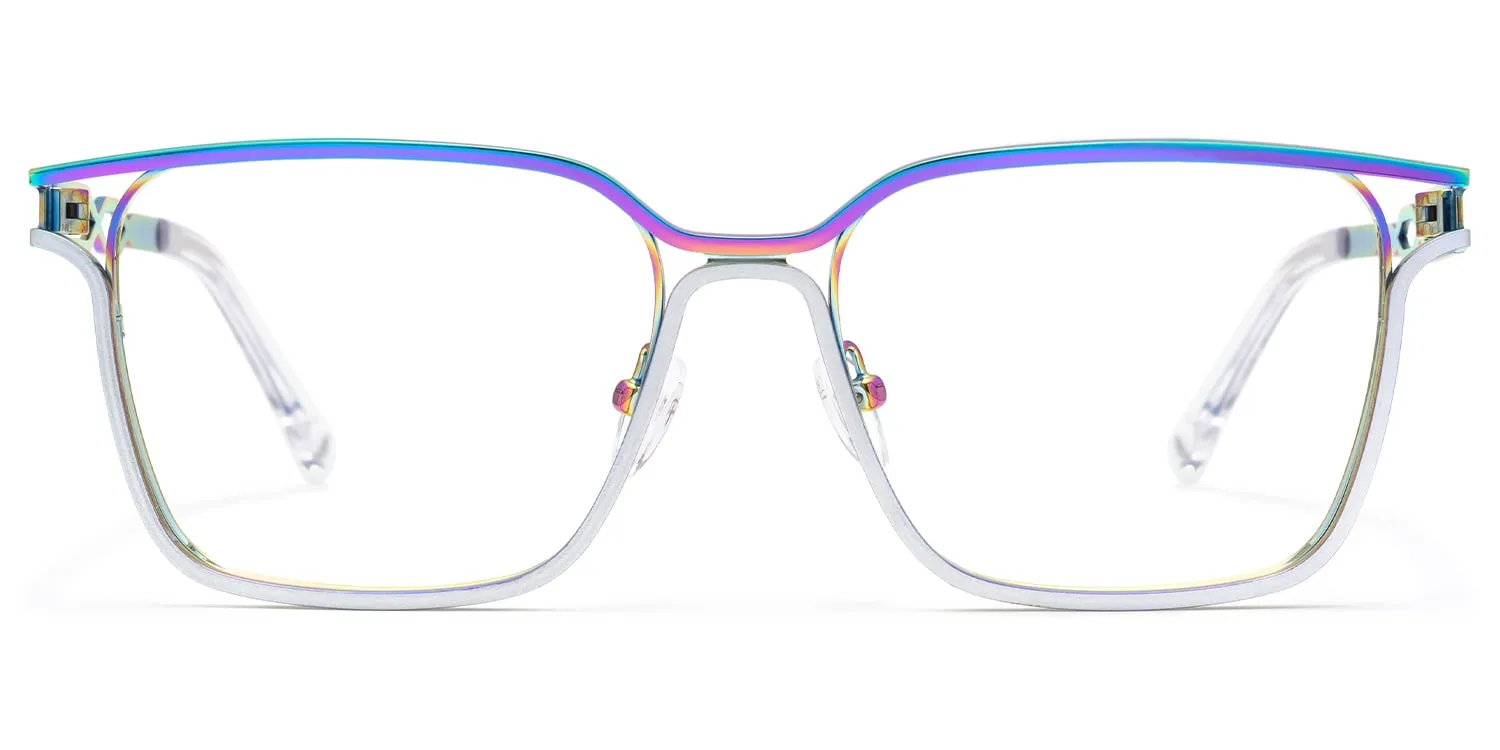 Frenzy - Square Multicolor Eyeglasses sold by Vooglam product image thumbnail 2