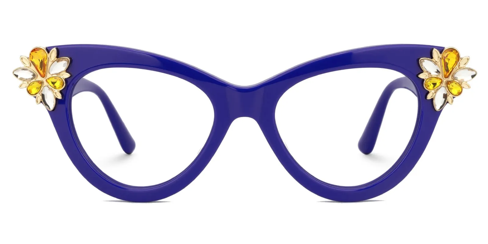 Farai - Cat Eye Purple Eyeglasses sold by Vooglam
