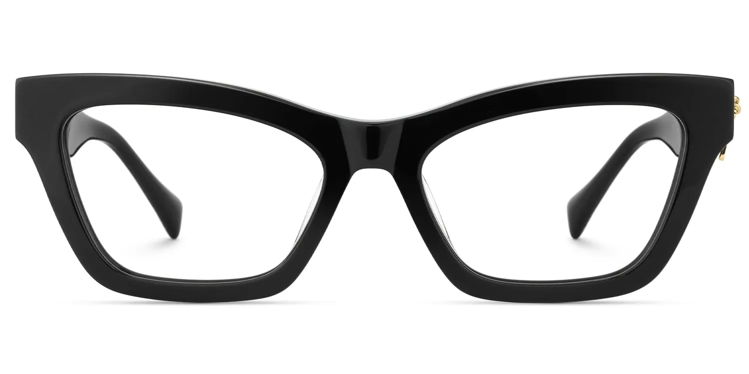Wild Beat - Square Black Eyeglasses sold by Vooglam product image thumbnail 2
