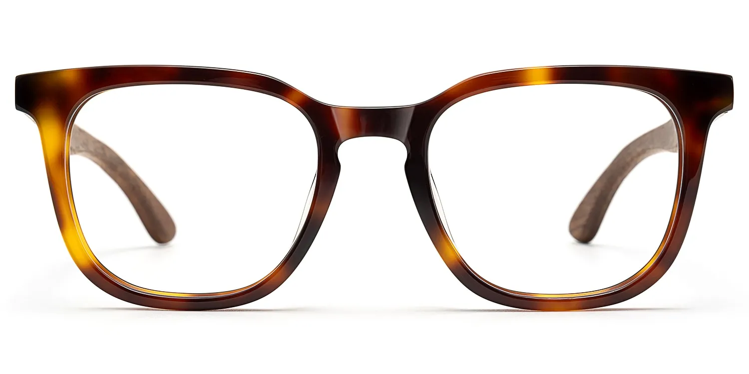 Lote - Square Tortoise Eyeglasses sold by Vooglam