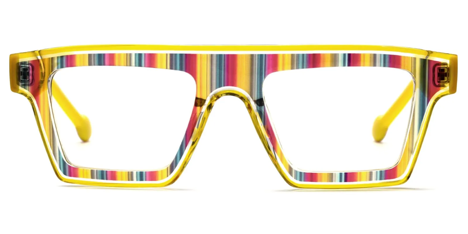 Treva - Rectangle Multicolor Eyeglasses sold by Vooglam