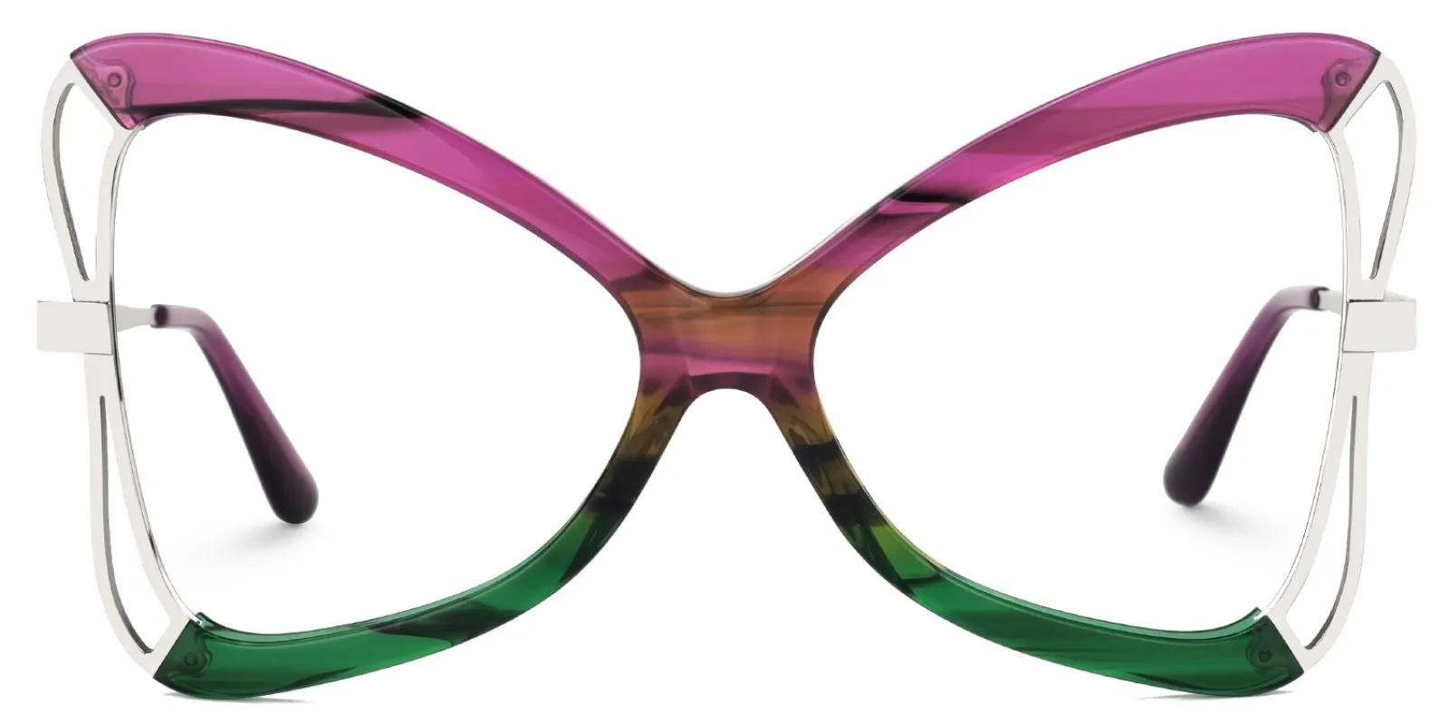 Emiliana - Butterfly Multicolor Eyeglasses sold by Vooglam