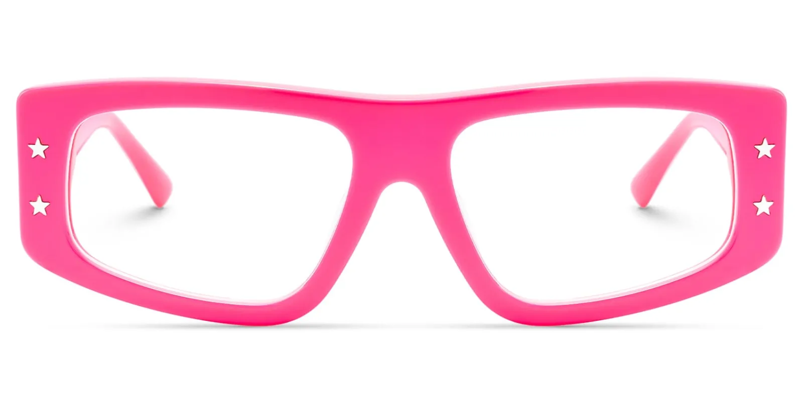 Maeva - Rectangle Pink Eyeglasses sold by Vooglam