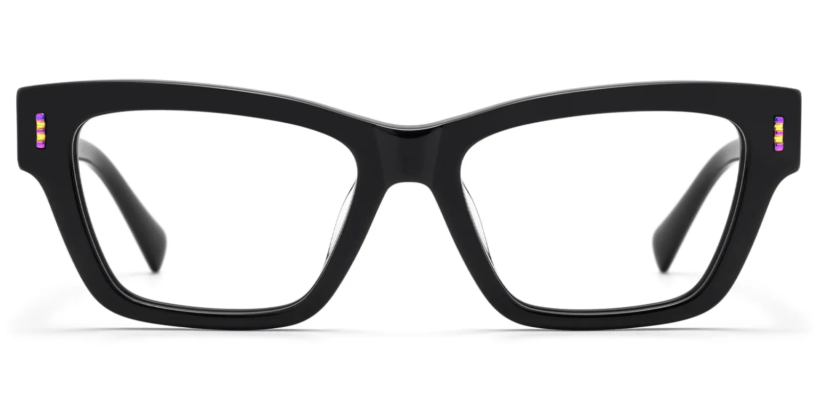 Surreal - Rectangle Black Eyeglasses sold by Vooglam