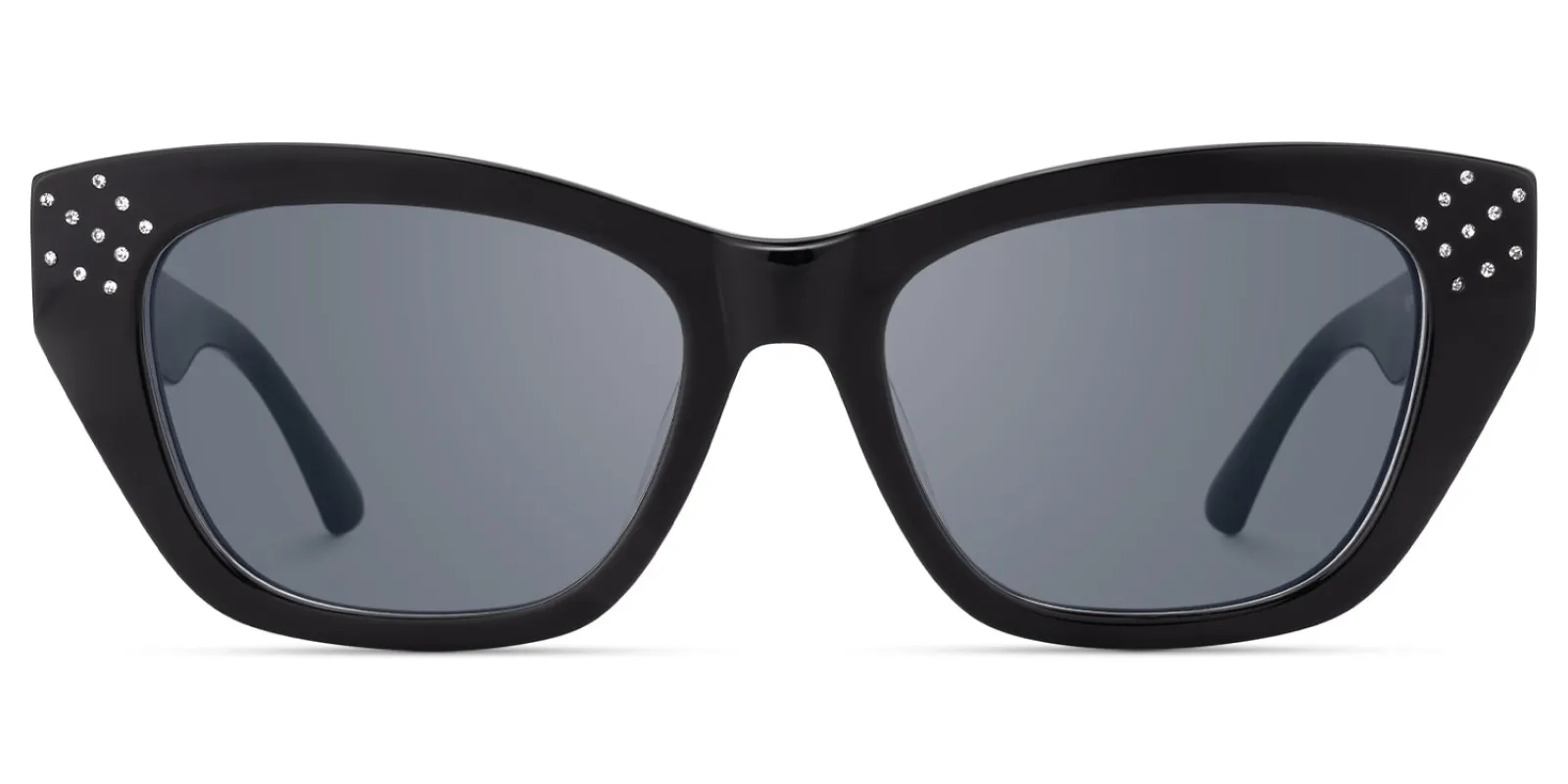 Starlina - Rectangle Black Sunglasses sold by Vooglam